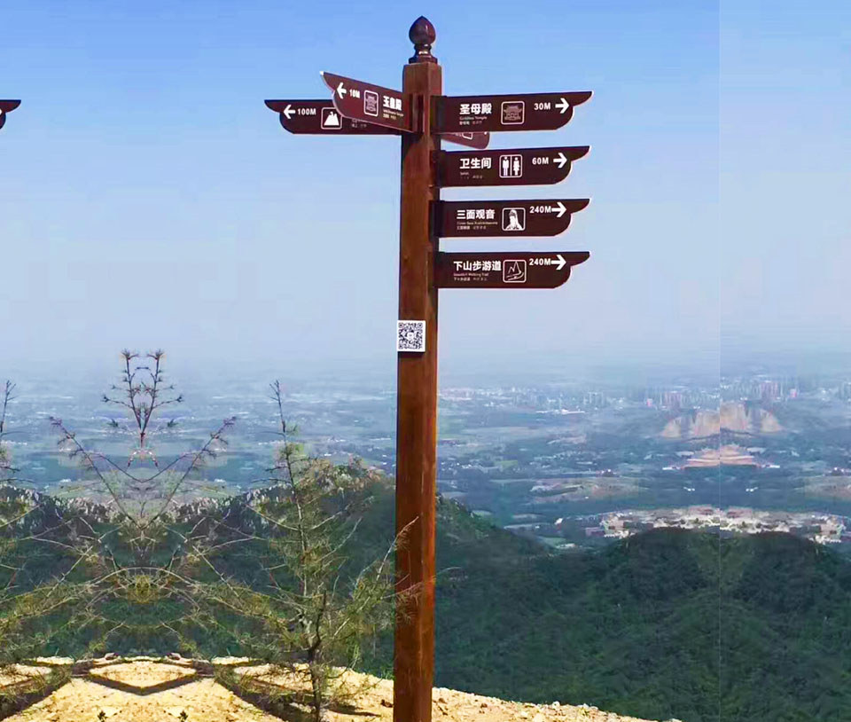 景區標識系統可以分為三類